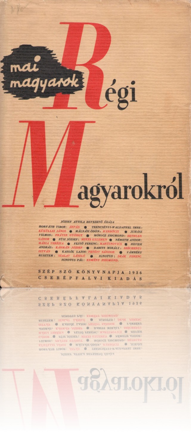 A Szép Szó folyóirat 1936-os könyvnapi különszáma (Ennek története az Utolsó Interjúk / József Attila menüpont alatt olvasható)